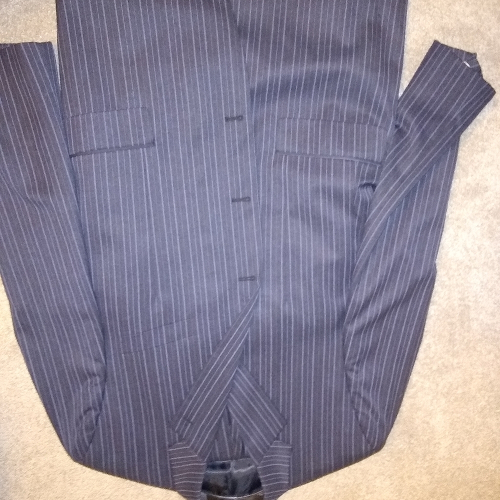 Men's pinstripe suit